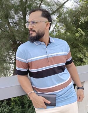 Premium Stripe polo S06