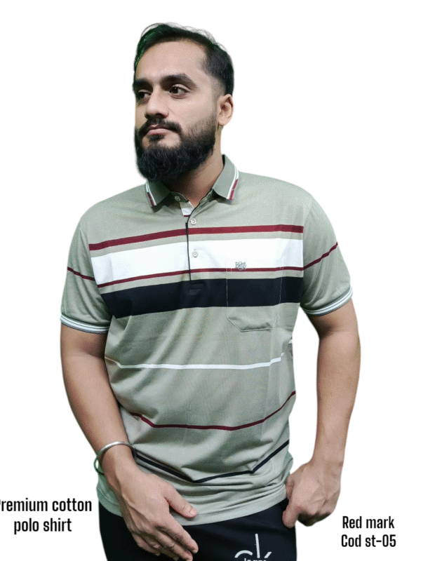 Premium Stripe polo S03